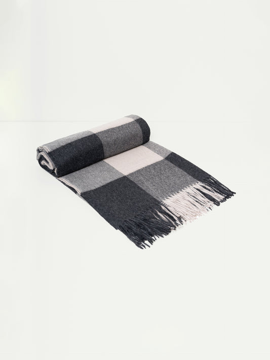 MANTA ALPACA 155 | NEGRO/BLANCO