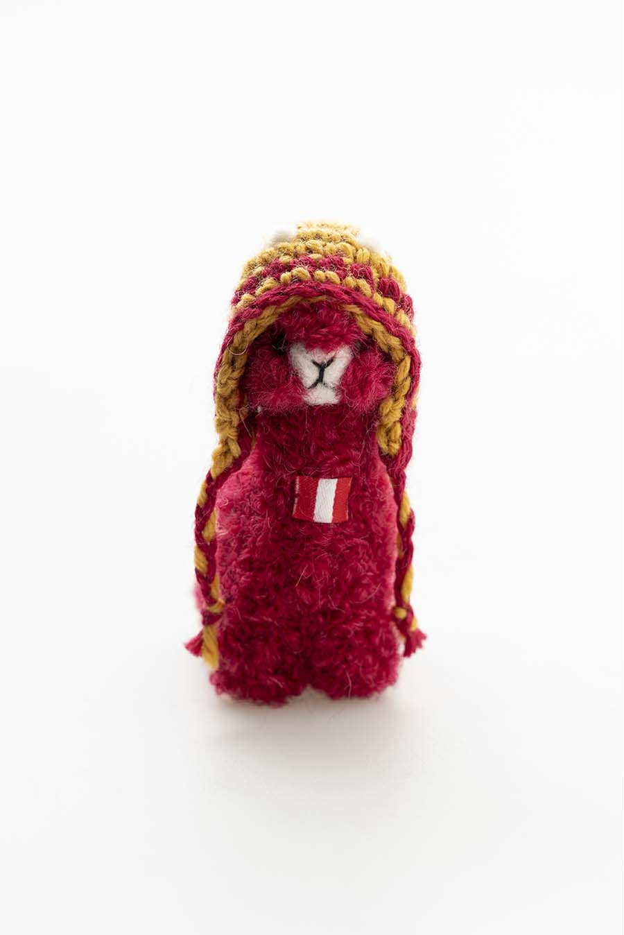 PELUCHE ALPACA ARCOIRIS FUCSIA