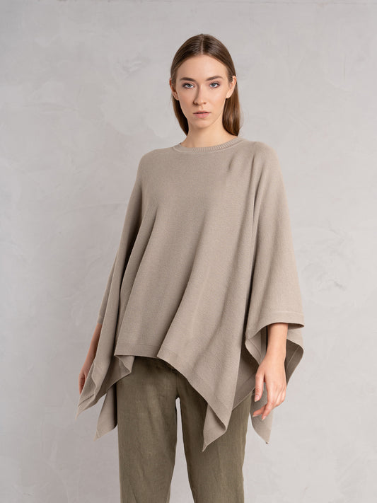 PONCHO INCALPACA 814 | BEIGE