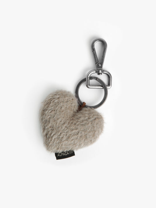 LLAVERO CORAZON | ECRU