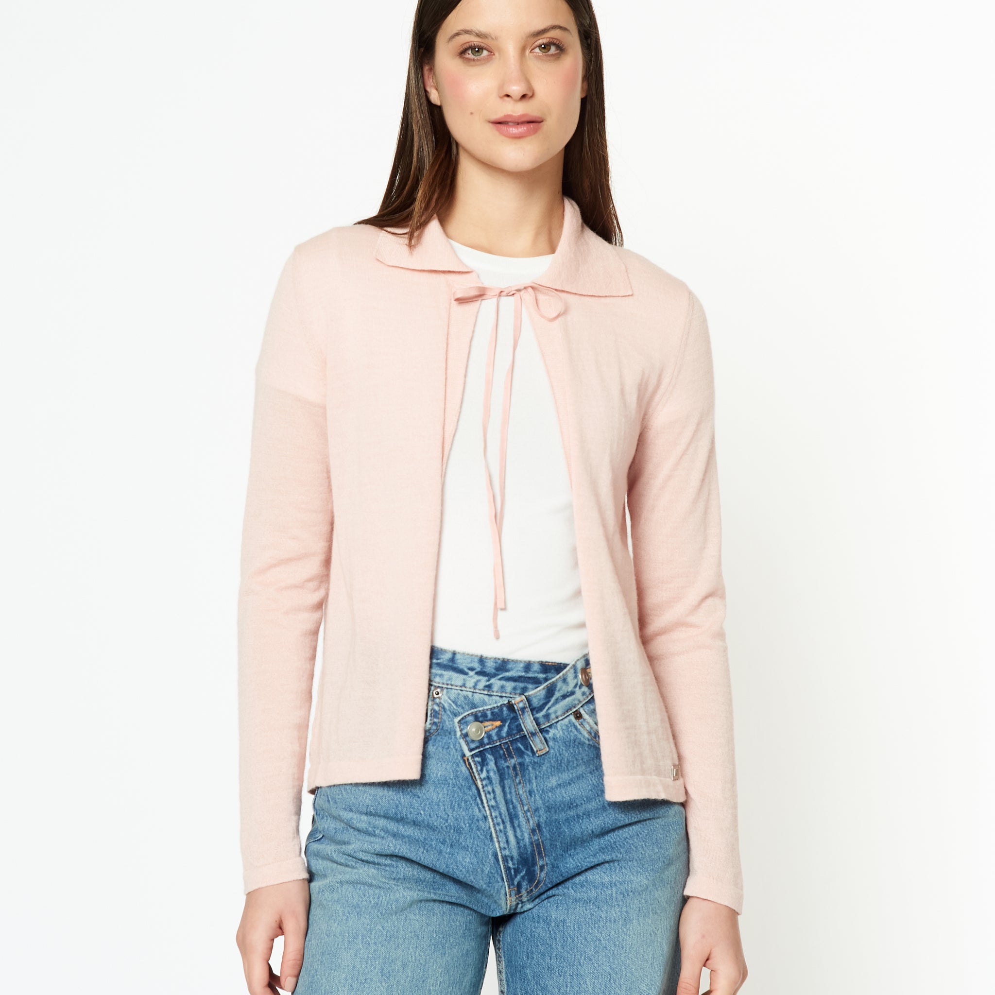 CÁRDIGAN MARMORA | ROSADO