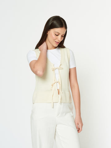 CHALECO SPATHI | ECRU