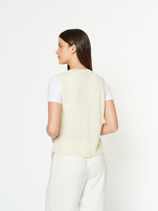 CHALECO SPATHI | ECRU