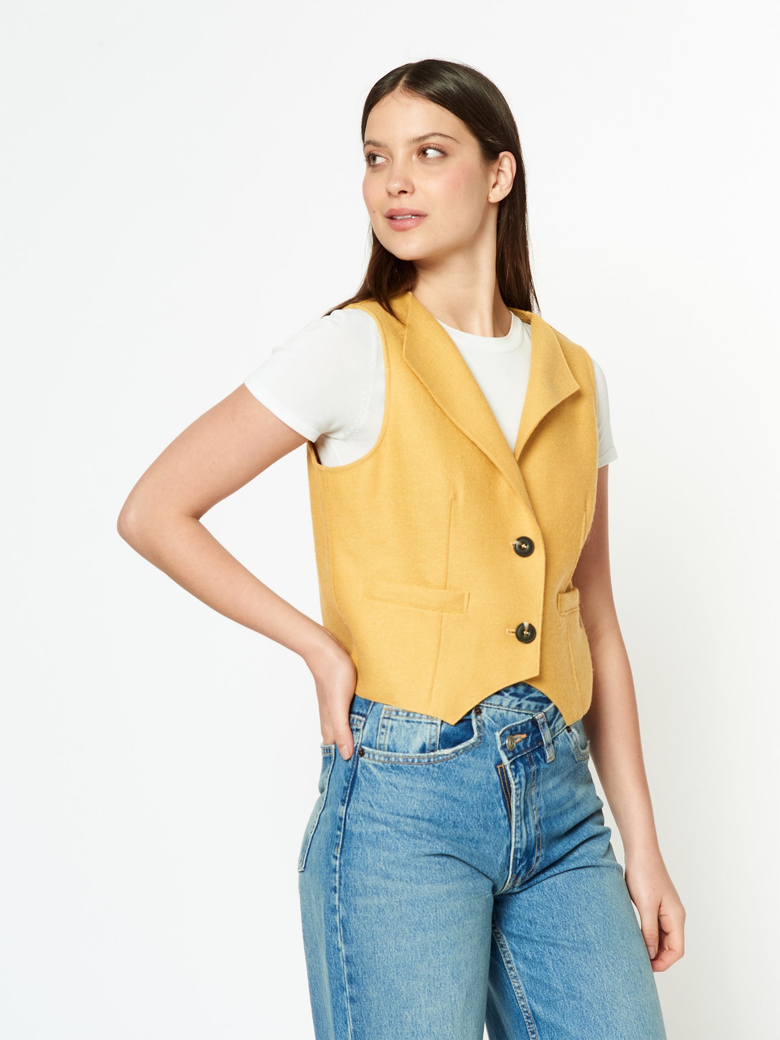 CHALECO DIRFIS | AMARILLO