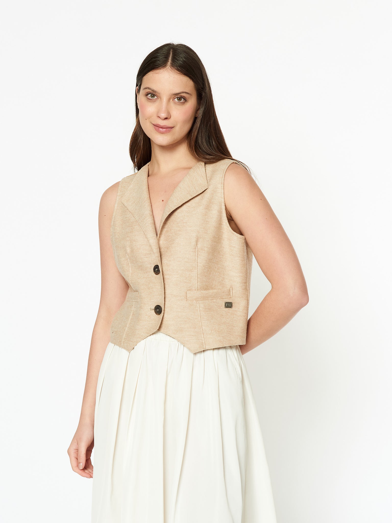 CHALECO DIRFIS | BEIGE