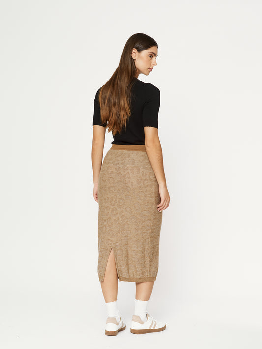 FALDA RUINETTE SKIRT | CAMEL