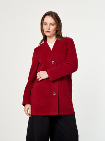 Abrigo Alpaca 44 | Rojo