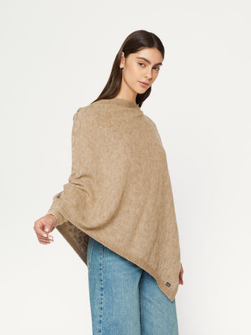 PONCHO RUINETTE PONCHO | CAMEL
