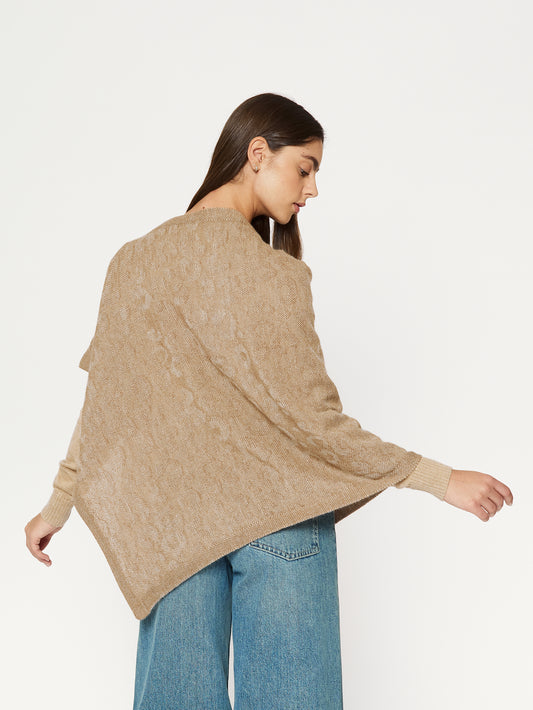 PONCHO RUINETTE PONCHO | CAMEL