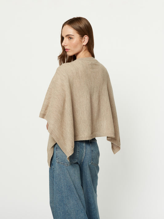 PONCHO TEPLI | BEIGE