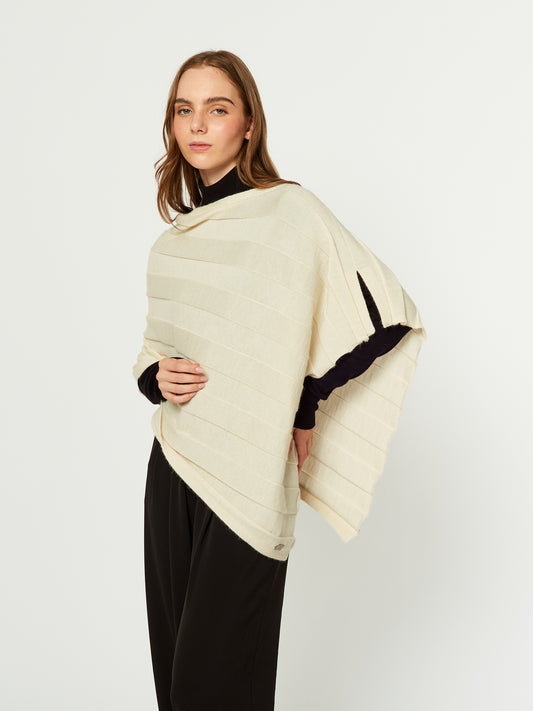 PONCHO BERNINA | ECRU
