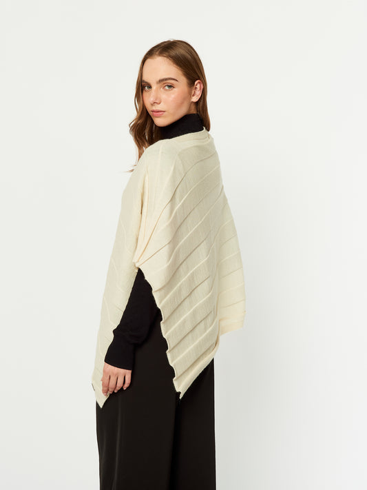 PONCHO BERNINA | ECRU