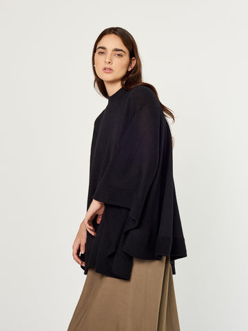 Poncho Alpaca 18 | Negro