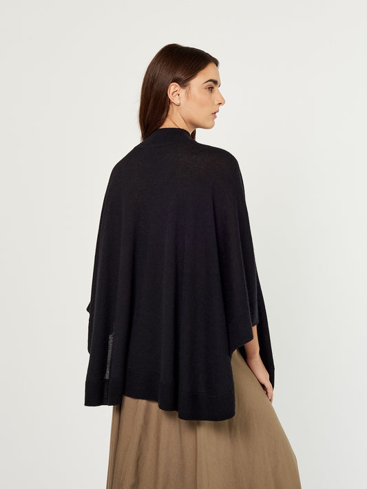 Poncho Alpaca 18 | Negro