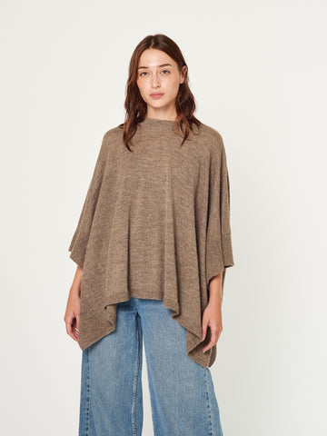 PONCHO ALPACA 19 | TAUPE