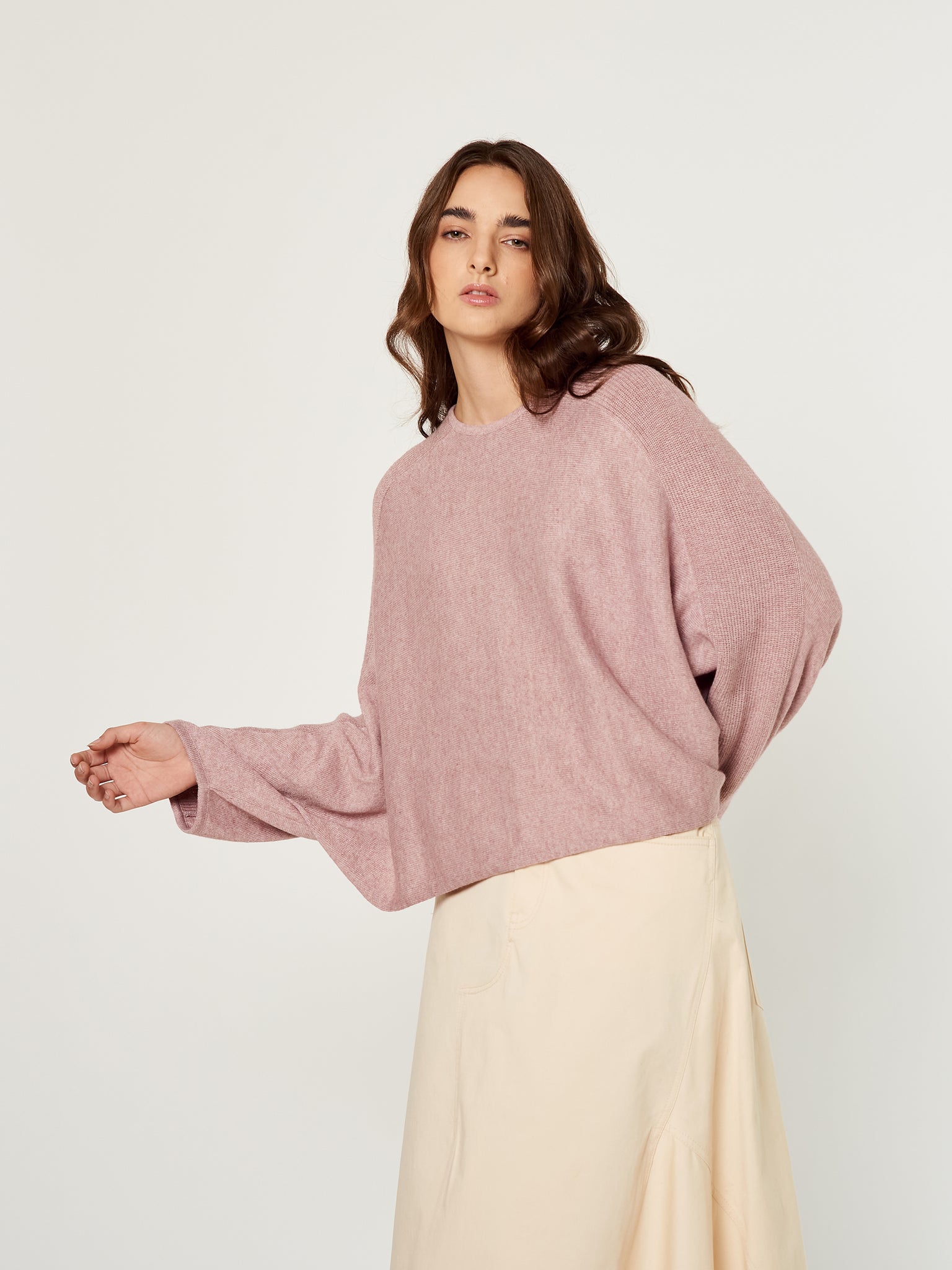 Poncho Alpaca 21 | Rosado