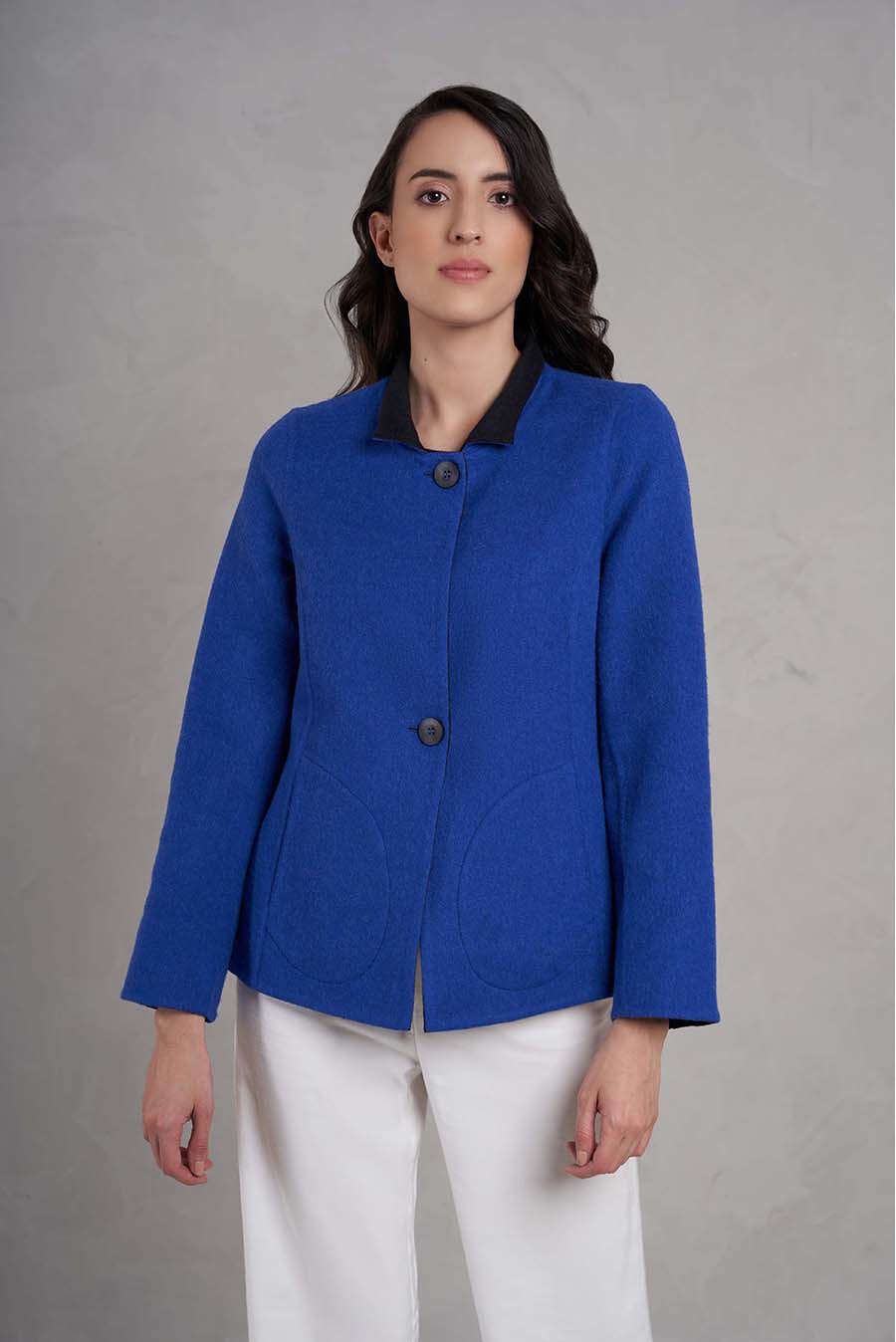 SACO  INCALPACA 676 | AZUL / NEGRO