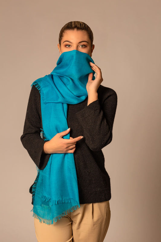 PASHMINA INCALPACA 54 | TURQUESA