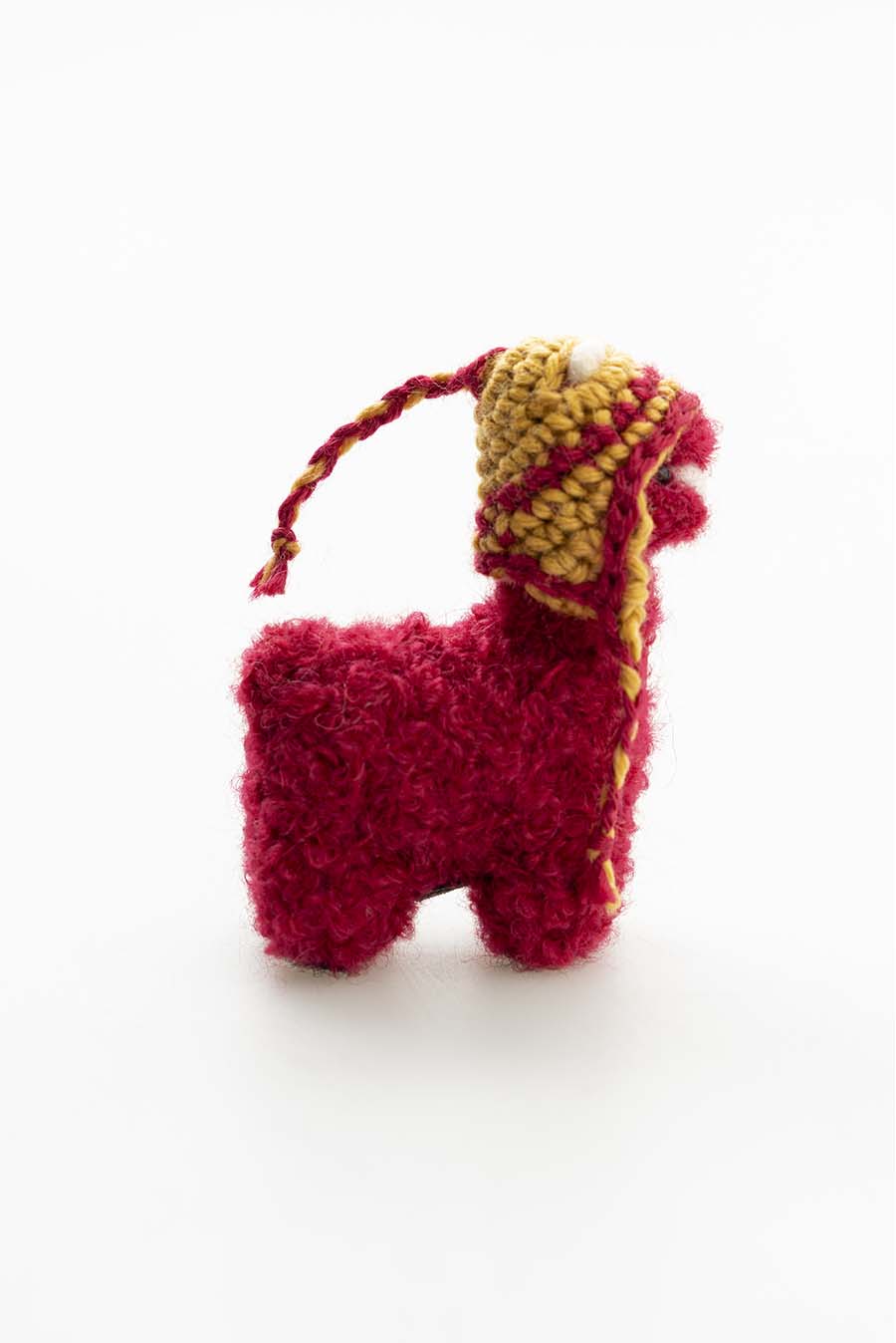PELUCHE ALPACA ARCOIRIS FUCSIA