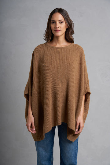 PONCHO INCALPACA 624 | CAMEL