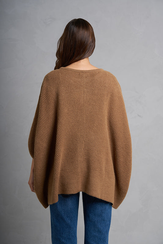 PONCHO INCALPACA 624 | CAMEL